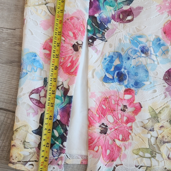 Dress the Population Joelle Floral Lace Sheath Dress L NWOT - Picture 7 of 9